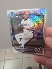 2025 Bowman Chrome Mega Box Mojo 1st Miguel Sime Jr. BDC-18 Nationals
