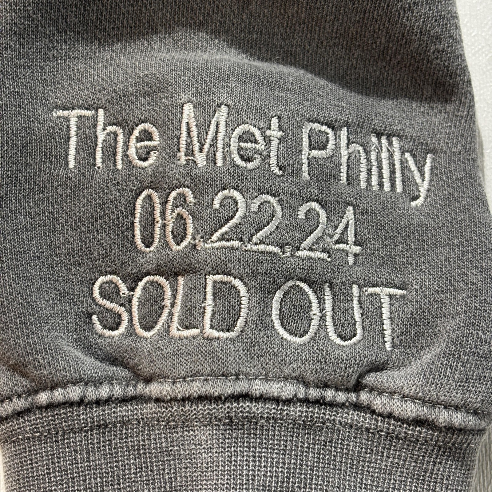 Something Corporate Sweatshirt Mens XL Gray Crewneck Met Philly Sold Out 2024 image 5