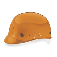 MSA 10033654 Bump Cap,Front Brim,Pinlock,Orange 4RB49