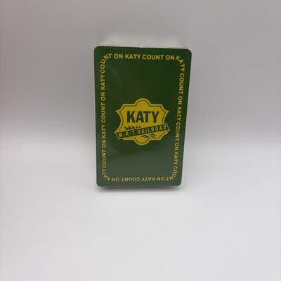 #ad Missouri Kansas Texas MKT Railroad Black Playing Cards Deck $19.95