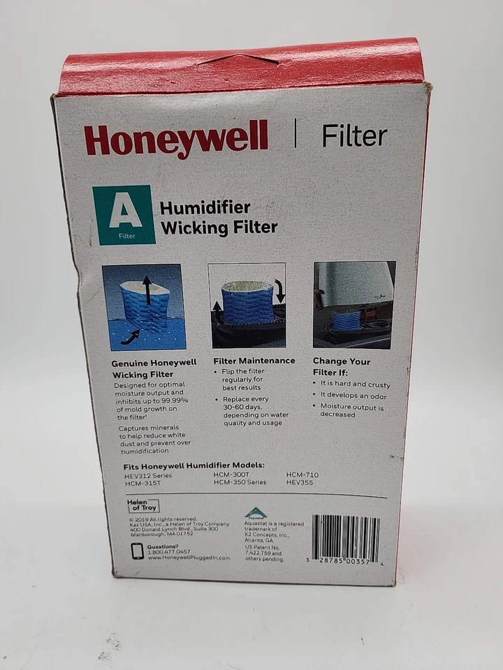 Filtro antimicrobiano tratado Honeywell umidificador absorvente A Protec HAC504 - Imagem 4 de 4