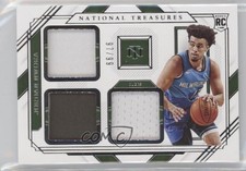 2020-21 Panini National Treasures Rookie Triple Materials 97/99 Jordan Nwora 6fs