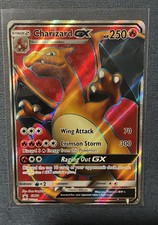 Pokemon Charizard GX SM60 Full Art carta promozionale Holo ultra rara