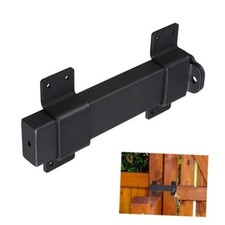 7.5" Heavy Duty Security Slide Latch Lock,with Padlock Hole Adjustable Gate