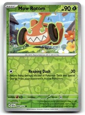 Mow Rotom 008/142 Common Stellar Crown Pokemon Reverse Holo Near Mint