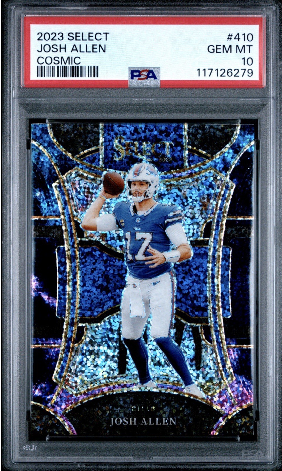 2023 Panini Select - Suite Level Josh Allen #410 Cosmic Prizm