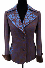 Etro Milano Womens Single Breasted Blazer EU4...