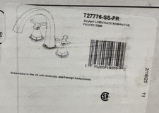 Delta T27776-SS-PR Roman Tub Faucet Trim - Lumicoat Stainless READ