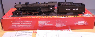 Bachmann #54301 2-8-2 USRA Light Loco Union Pacific #2487 DCC/SOUND SEE DESCRIPT