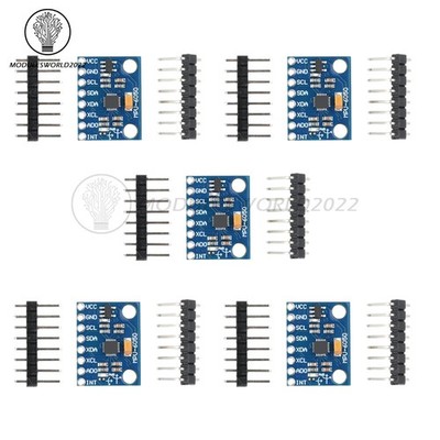 1-10PCS GY-521 MPU-6050 3 Axis Analog Gyro Sensors + 3 Axis Accelerometer Module