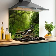 Printed Glass Kitchen Splashback | 6mm Toughened Heat Resistant Glass | No.2052