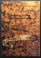 DAIMLER LIMOUSINE Car Sales Brochure c1981