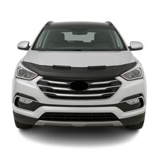 Car Bonnet Mask Hood Bra For Hyundai Santa Fe 2013-2018 Black 1 Pc Car Bonnet Mask Hood Bra For Hyundai Santa Fe 2013-2018 Black 1 Pc
