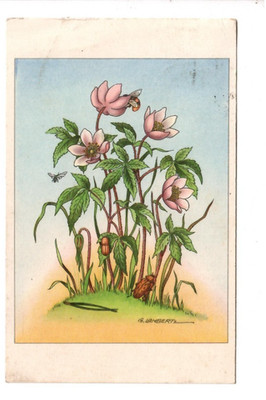15628- G. Lambertz Floral Greetings 1943