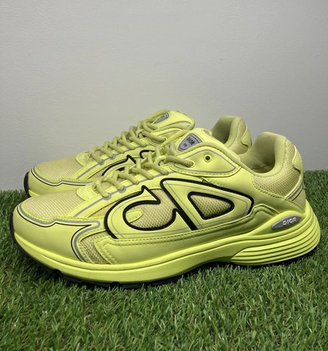 Taille 45 (12 US) Baskets réfléchissantes Dior B30 « Vert lime » EXCELLENT ÉTAT !