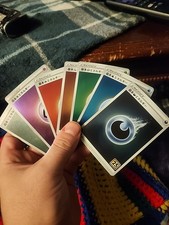 Lot of 7 25th Anniversary Japanese Energy Holo Cards Electric Not Included