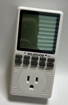 Outlet Timer, NEARPOW Multifunctional Programmable Timer with Countdown