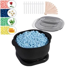 Silicone Wax Warmer Machine Pot Hot Heater Depilatory Paraffin Salon Waxing Bean