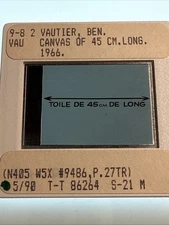 Ben Vautier “Canvas Of 45cm Long” French Art 35mm Slide