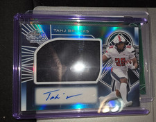 2025 LEAF TRINITY BLUE FOIL AMM-TB1 TAJ BROOKS RC AUTO RELIC 7/15 - CINCINNATI