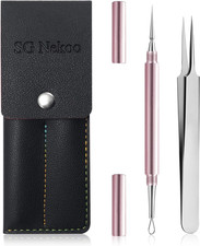 SGNEKOO Professional Facial Milia Remover Tools and Whitehead