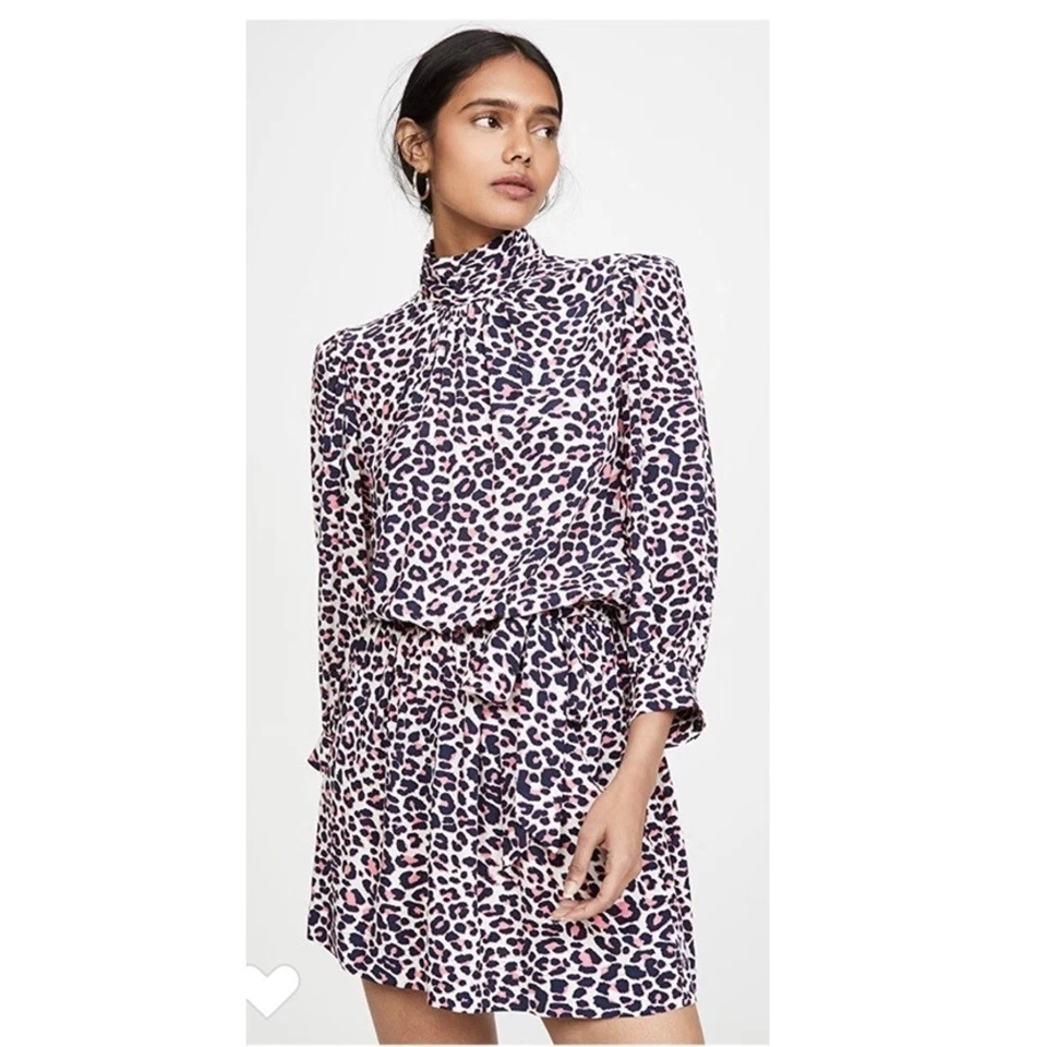Vestido de leopardo estampado rivali de Zadig & Voltaire. Nuevo con etiquetas. Pequeño. Venta al por menor - $400