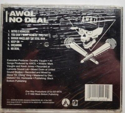 洋楽 A.W.O.L. - No Deal A.W.O.L. – No Deal – CD (Album), 1992 [r1706729] | Discogs