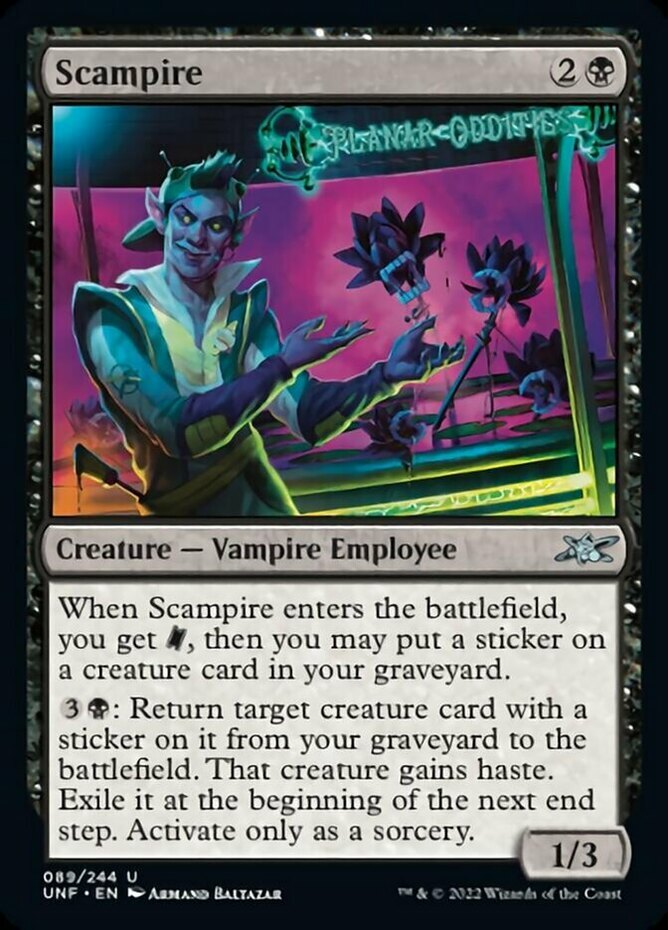 Scampire x1 - Unfinity - NM-Mint, English - Unfinity