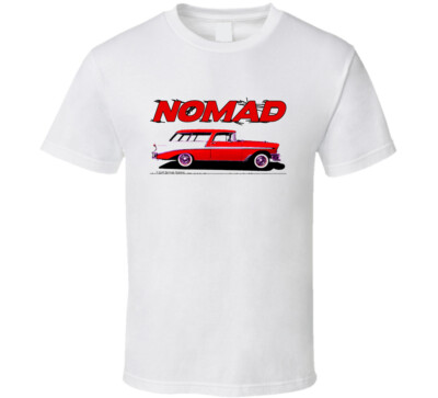 Nomad 1956 Classic Hotrod Muscle Car Tri Five Vintage Gift T Shirt