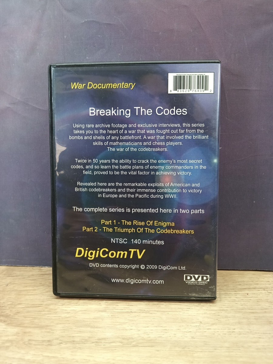 Breaking The Codes - (DVD 2009) WWII CODEBREAKERS ships free New