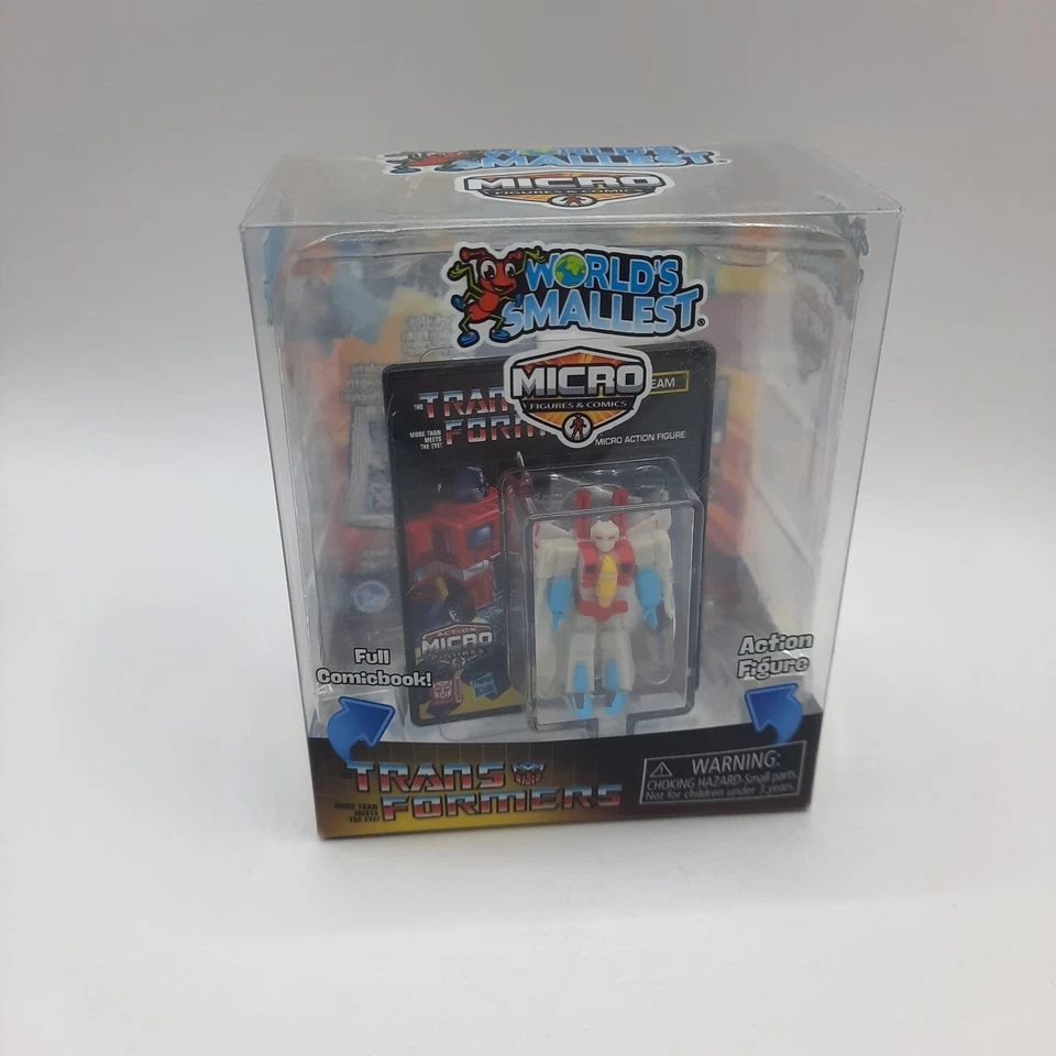 Minifigura Starscream World's Smallest Transformers 1.25" con 2.25" SIN cómic Foto 4 de 4
