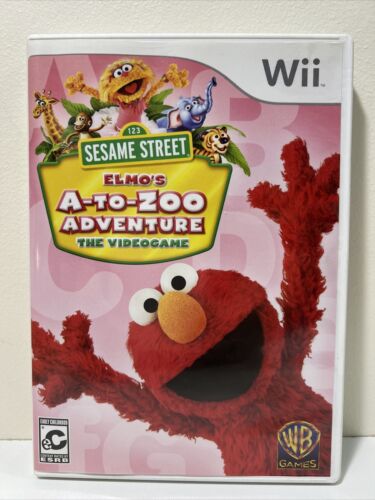 Sesame Street Elmo's A-to-Zoo Adventure The Videogame Nintendo Wii - Photo 1 sur 4