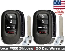 2x New Replacement Proximity Remote Key Fob SHELL CASE for 2022-2025 Honda Civic