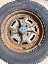 Cerchio Fiat 131 132 112 Completo Di Coprimozzo Fiat Originale Dell'epoca