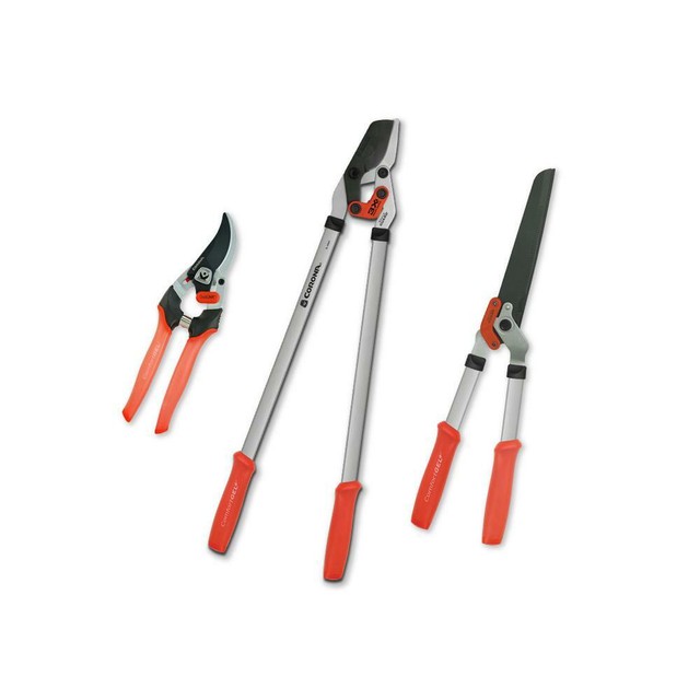 Corona Garden Hand Shears Steel Trimming Hedge Non Stick Scissor