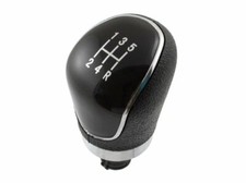 5-Gang Schaltknauf Knauf Schwarz Chrom für Ford Fiesta VII Focus II III C-Max