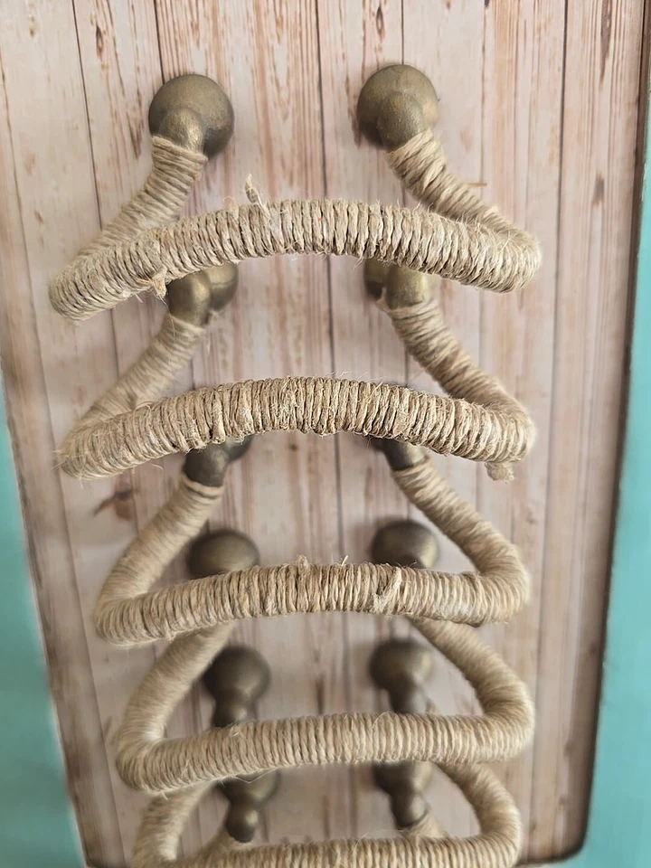 6 Tommy Bahama Brass & Rope Wrapped Nautical Ship Rope Drawer Pulls NIB - Image 2 of 4