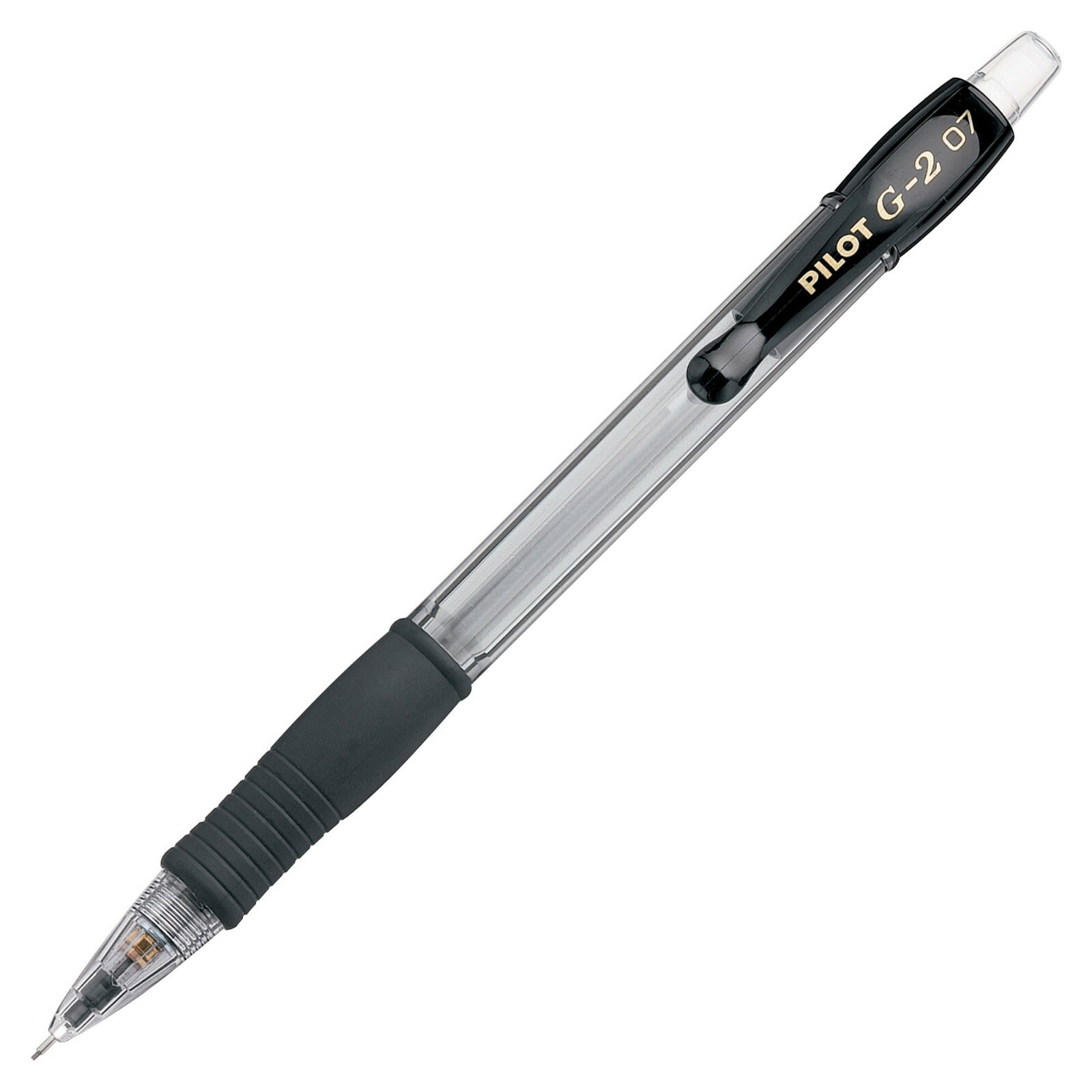 51015 Pilot G-2 Mechanical Pencil, 0.7mm Lead, Black Barrel, Pack of 6
