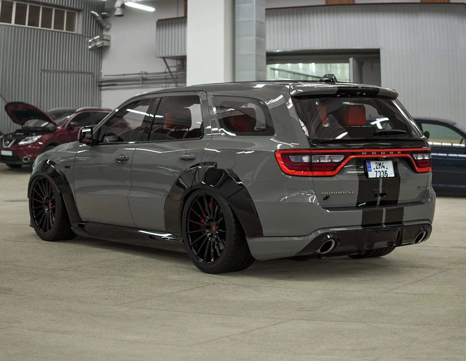 FITS Dodge Durango 8" Racing Vinyl Stripes FOR Duel Twin 8 Inch by 40 FT Foto 2 de 3