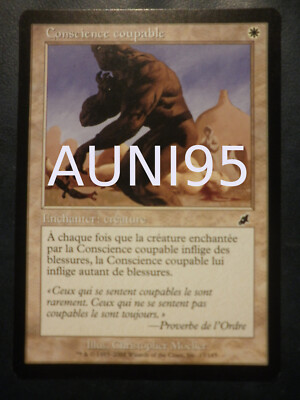 mtg magic Guilty Conscience coupable scourge FRENCH vf fr fléau 4 available