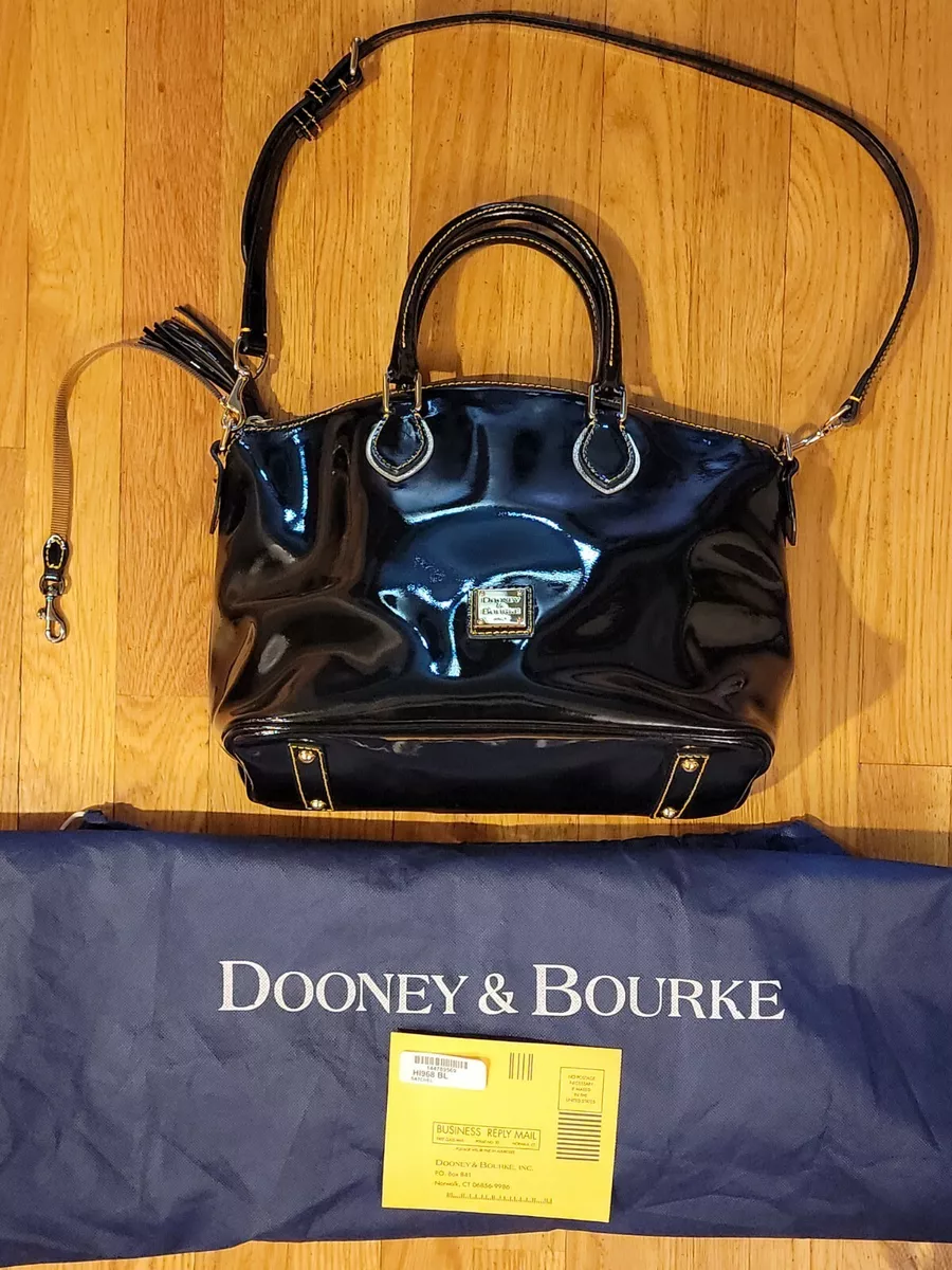 Dooney and bourke deals black patent leather purse