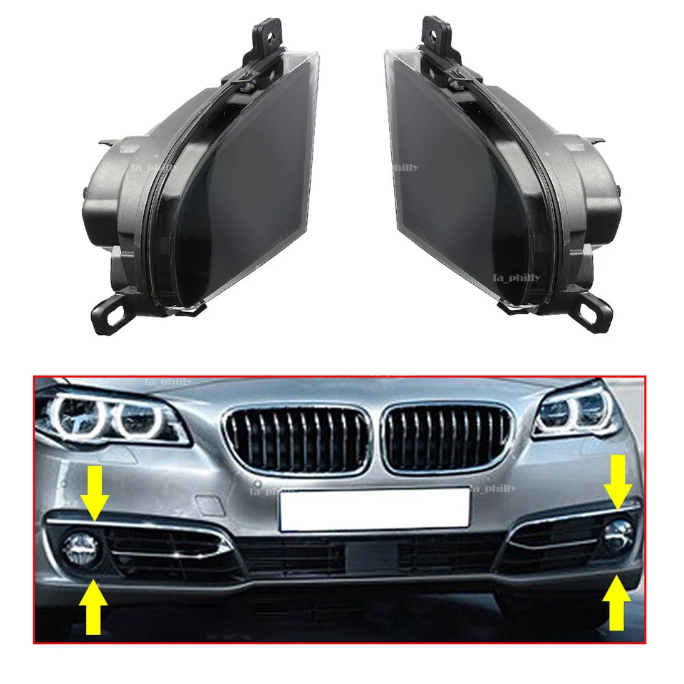2X Front Bumper Fog Lamp L+R For BMW 5 Series 528i 550i 535xi 535i E60 2008-2010 Foto 3 de 3
