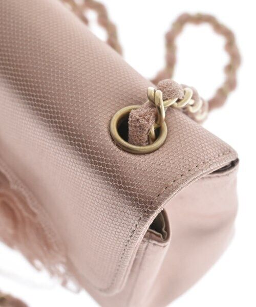 CHANEL Camellia Mini Chain Shoulder Bag Satin Tulle Pink CC CHANEL Camellia Mini Chain Shoulder Bag Satin Tulle Pink CC