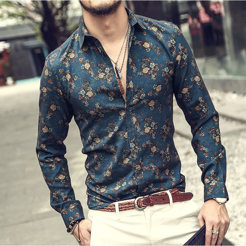 Casual floral best sale shirts