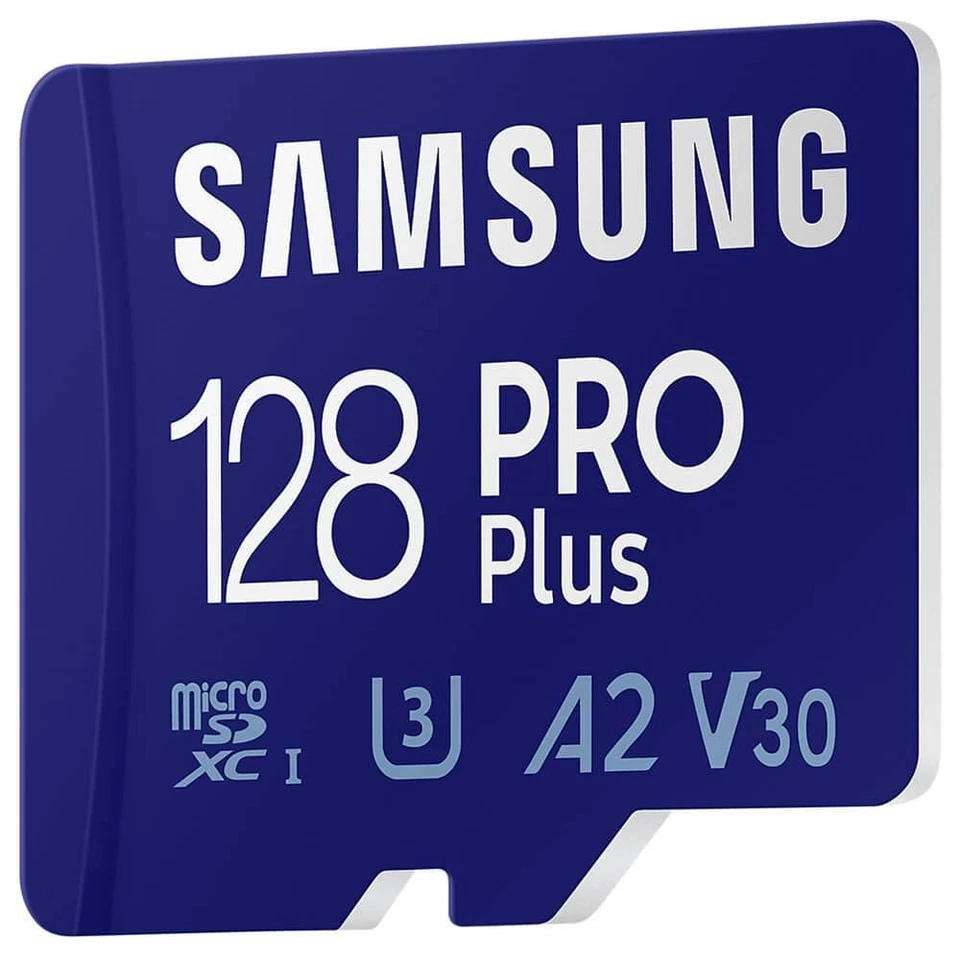 Samsung PRO PLUS microSD card 180MBs U3, V30, A2, & adapter 128GB MB-MD128SA/EU - Image 2 of 4