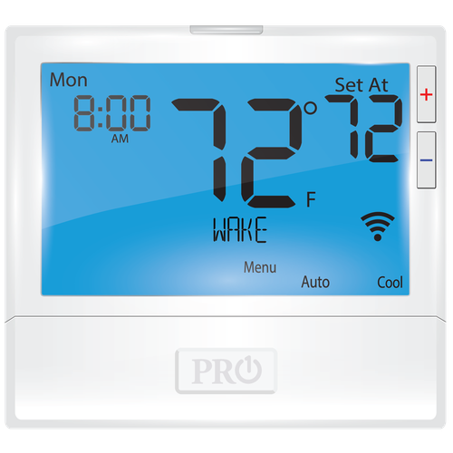 Pro1 IAQ T855iSH 7-Day 5+1+1 Universal Programmable Thermostat, 5H/3C - 第 1/4 張圖片