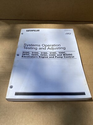 CAT CATERPILLAR 312C 318C Systems Operation Test Adjusting Manual RENR3814-15