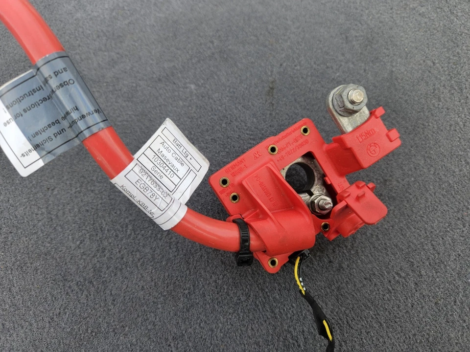 Cable de batería positivo 61129217033 compatible con BMW F01F02 740i/750Li/760Li Alpina B7 Foto 4 de 4