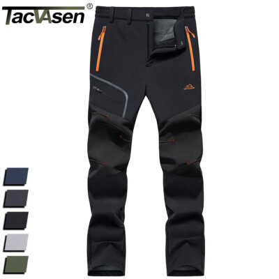 #ad Mens Snow Ski Pants Winter Hiking Fleece Lined Windproof Snowboard Outdoor Pants $37.98