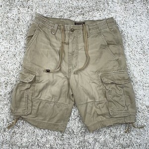 khaki drawstring shorts mens